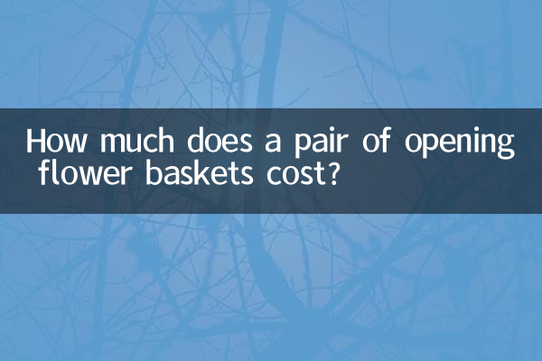 Сколько стоит пара открывающихся цветочных корзин?