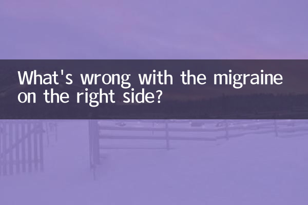Что не так с мигренью на правой стороне?
