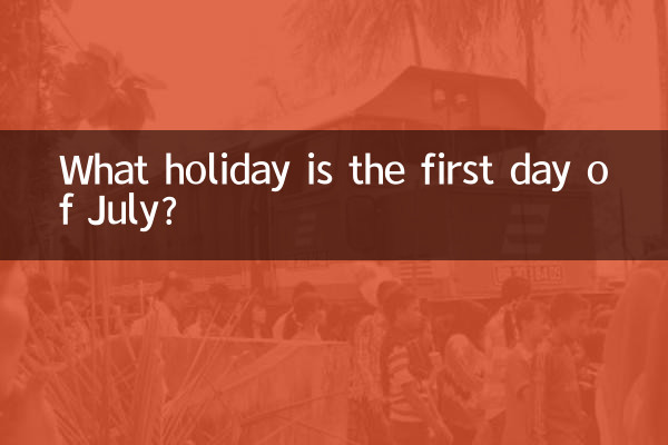Quel jour férié est le premier jour de juillet ?