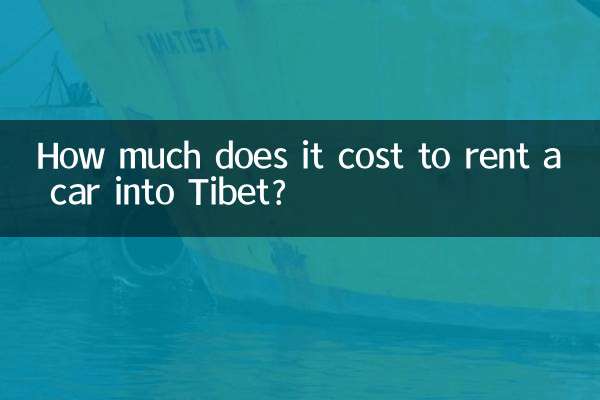 Combien coûte la location d'une voiture au Tibet ?