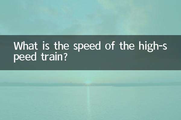 Какова скорость скоростного поезда?