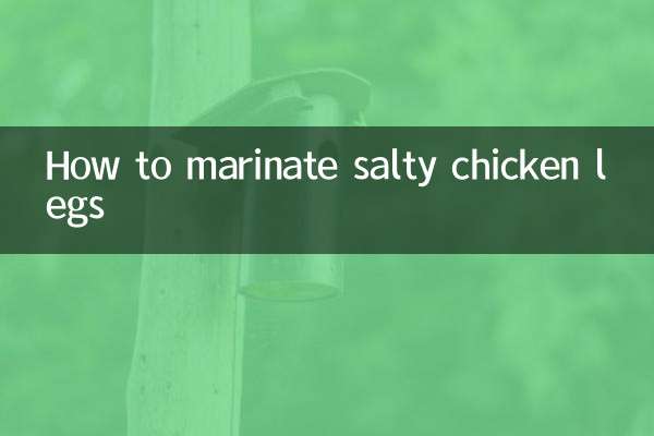 Come marinare le cosce di pollo salate