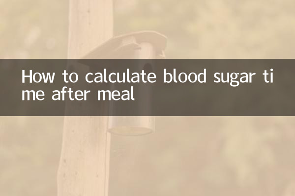 کھانے کے بعد بلڈ شوگر کے وقت کا حساب کتاب کیسے کریں