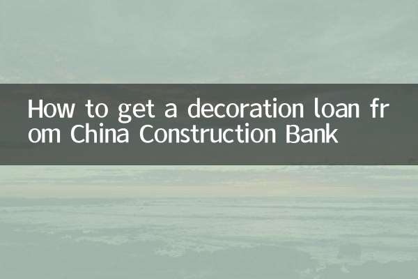 Come ottenere un prestito per decorazioni dalla China Construction Bank