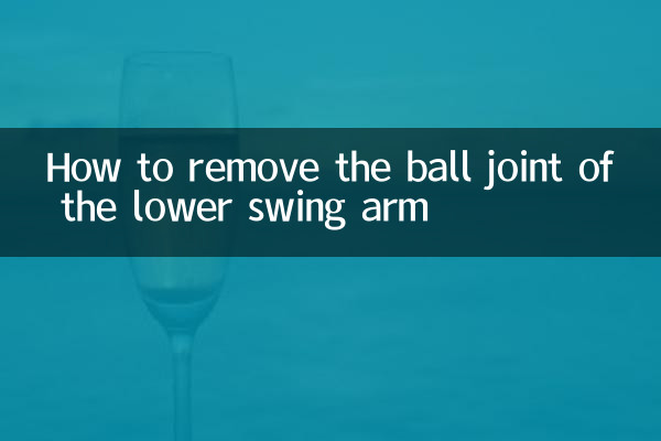 Come rimuovere il giunto sferico del forcellone inferiore