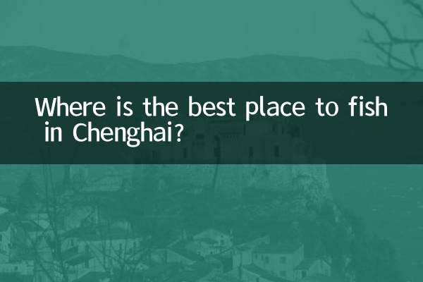 청하이에서 낚시하기 가장 좋은 곳은 어디인가요?