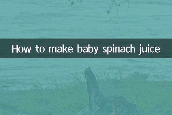 Come preparare il succo di spinaci novelli