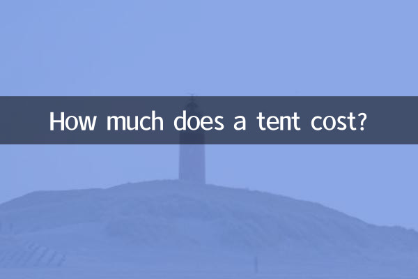 Quanto custa uma barraca?