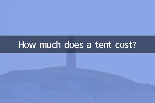 كم تكلفة الخيمة؟