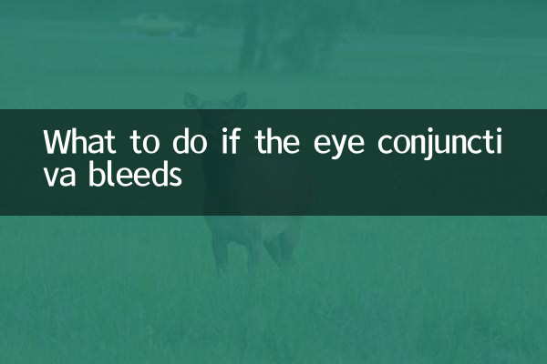 眼睛结膜出血怎么办