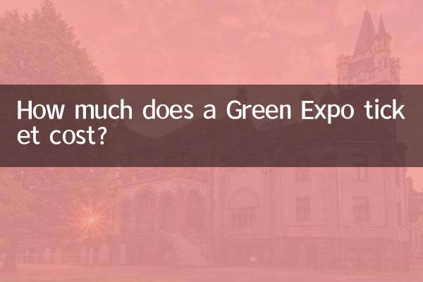ग्रीन एक्सपो टिकट की कीमत कितनी है?
