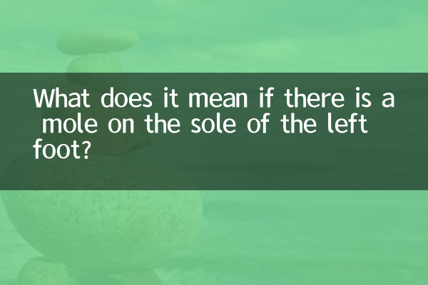O que significa ter uma verruga na sola do pé esquerdo?