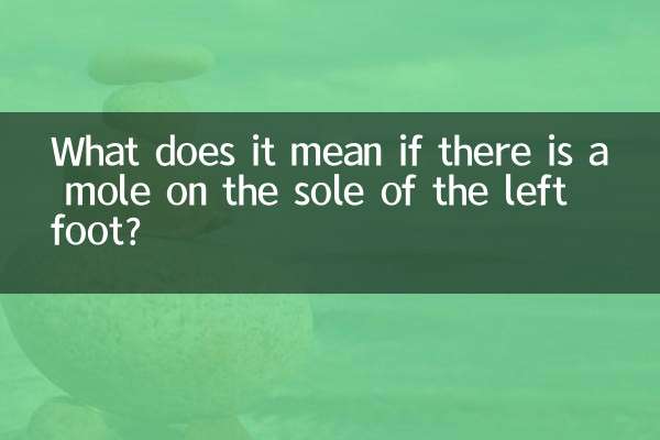O que significa ter uma verruga na sola do pé esquerdo?