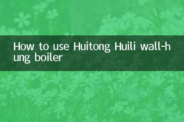 Huitong Huili壁掛けボイラーの使用方法