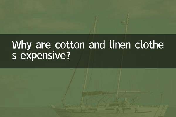 Perché i vestiti di cotone e lino sono costosi?