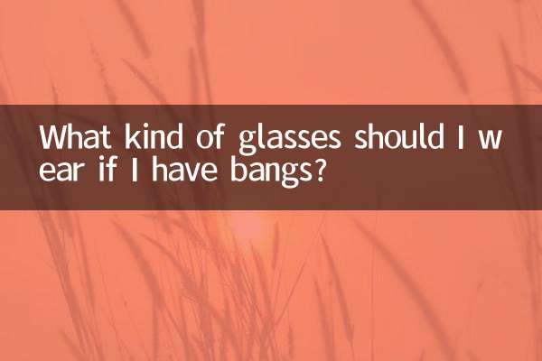 有劉海戴什麼眼鏡