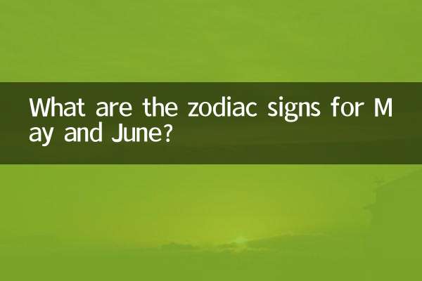 ما هي علامات الأبراج لشهر مايو ويونيو؟
