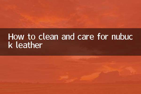 كيفية تنظيف ورعاية جلد النوبوك