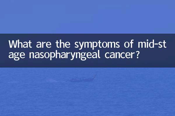 Quali sono i sintomi del cancro nasofaringeo in stadio intermedio?