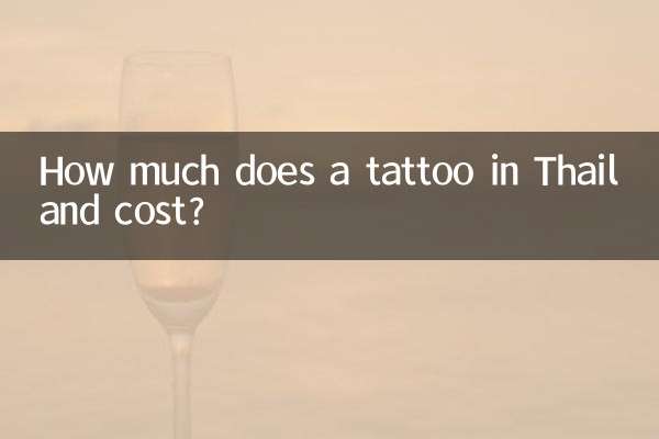 How much does a tattoo in Thailand cost?