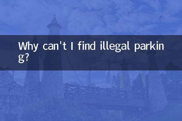 怎么查不到违停