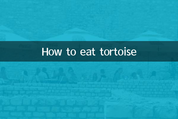 Come mangiare la tartaruga