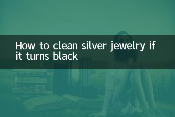 Comment nettoyer les bijoux en argent s'ils deviennent noirs
