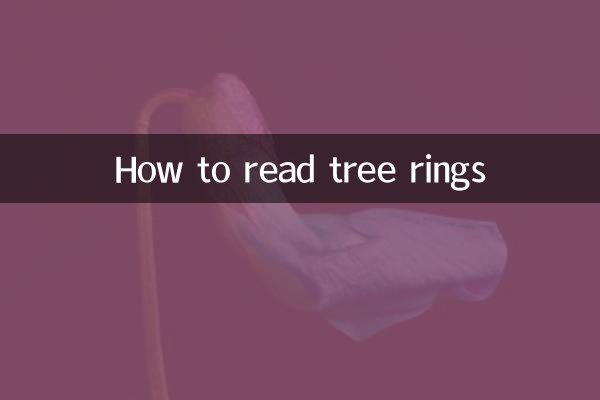 怎麼看樹的年輪