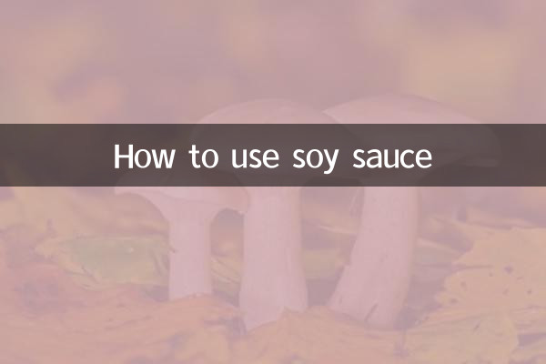 Como usar o molho de soja