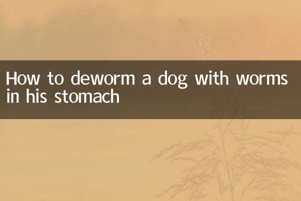 چگونه سگ را با کرم در معده کرم زدایی کنیم
