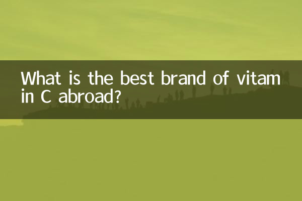What is the best brand of vitamin C abroad?