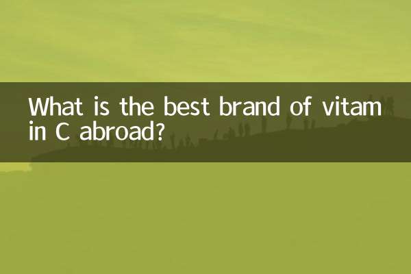 What is the best brand of vitamin C abroad?