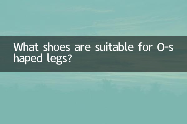 Quelles chaussures conviennent aux jambes en forme de O ?