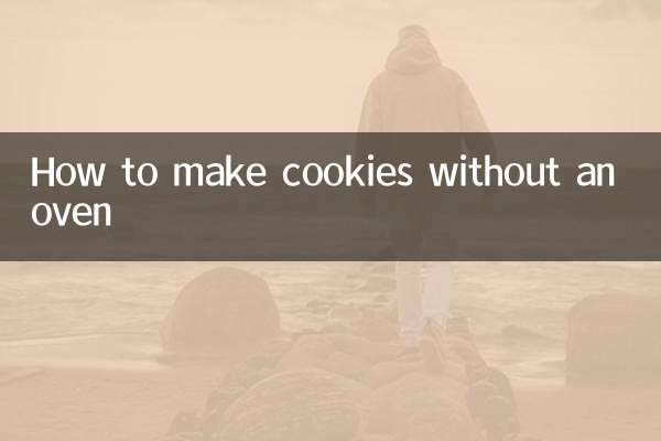 Comment faire des cookies sans four