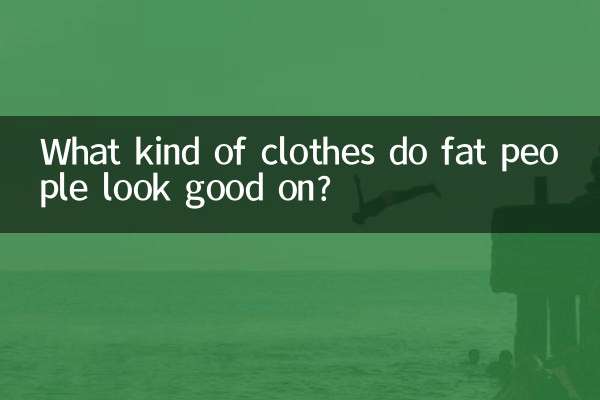 Auf welcher Kleidung sehen dicke Menschen gut aus?