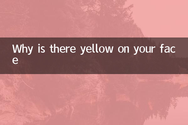 Pourquoi y a-t-il du jaune sur ton visage