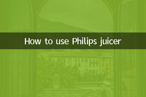 Comment utiliser Philips Juicer