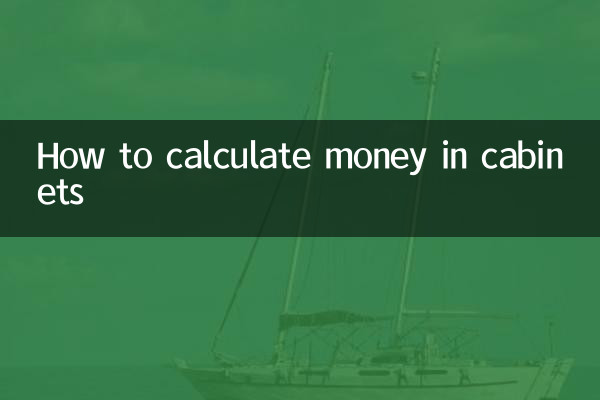 Comment calculer l'argent dans les armoires