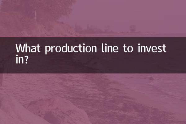 In welche Produktionslinie soll investiert werden?