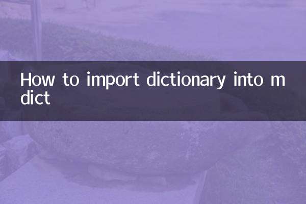 Come importare il dizionario in mdict