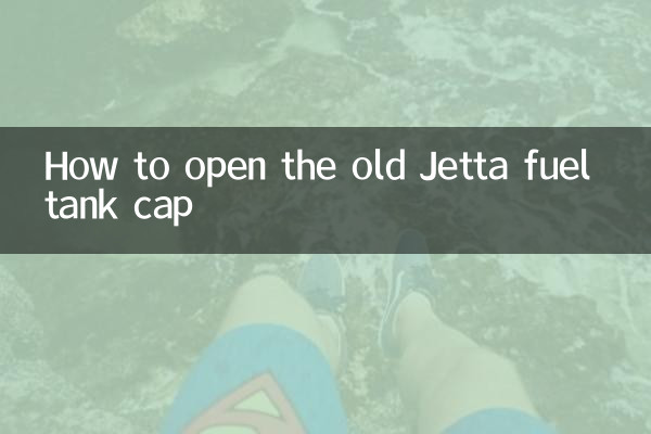 Como abrir a tampa do tanque de combustível antigo do Jetta
