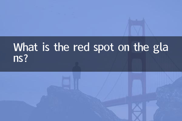 ¿Qué es la mancha roja en el glande?