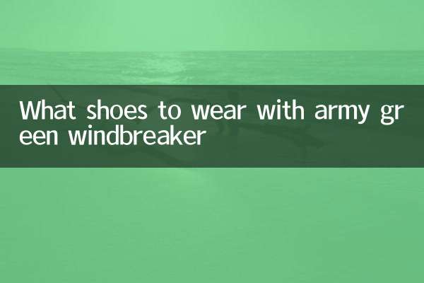 Que zapatos llevar con una cazadora verde militar