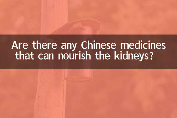 Gibt es chinesische Medikamente, die die Nieren nähren können?