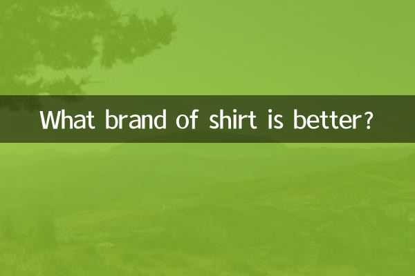 किस ब्रांड की शर्ट बेहतर है?