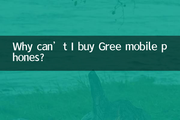 Почему я не могу купить мобильные телефоны Gree?