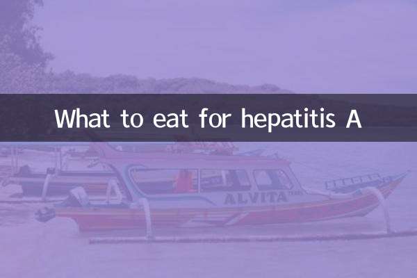 Que comer para la hepatitis A