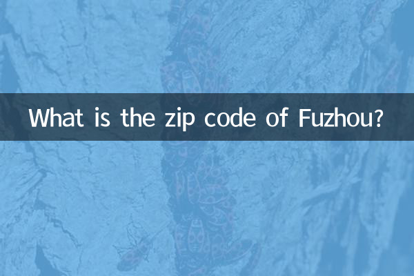 What is the zip code of Fuzhou?