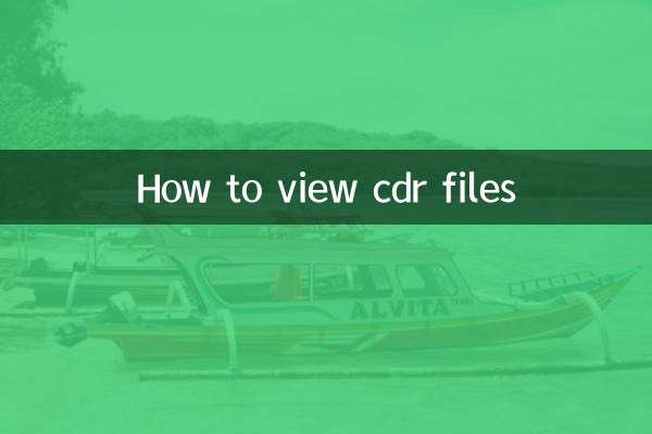 Cómo ver archivos cdr