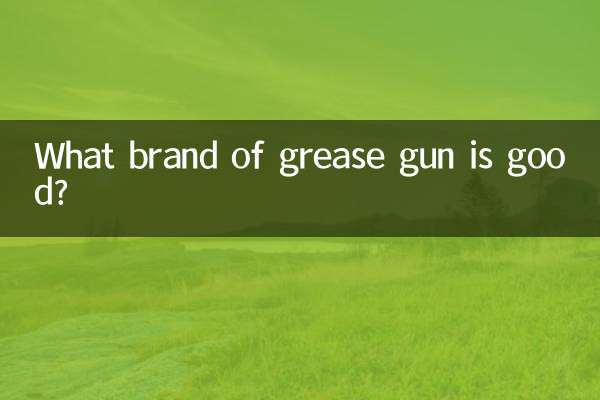 그리스 건은 어떤 브랜드가 좋은가요?